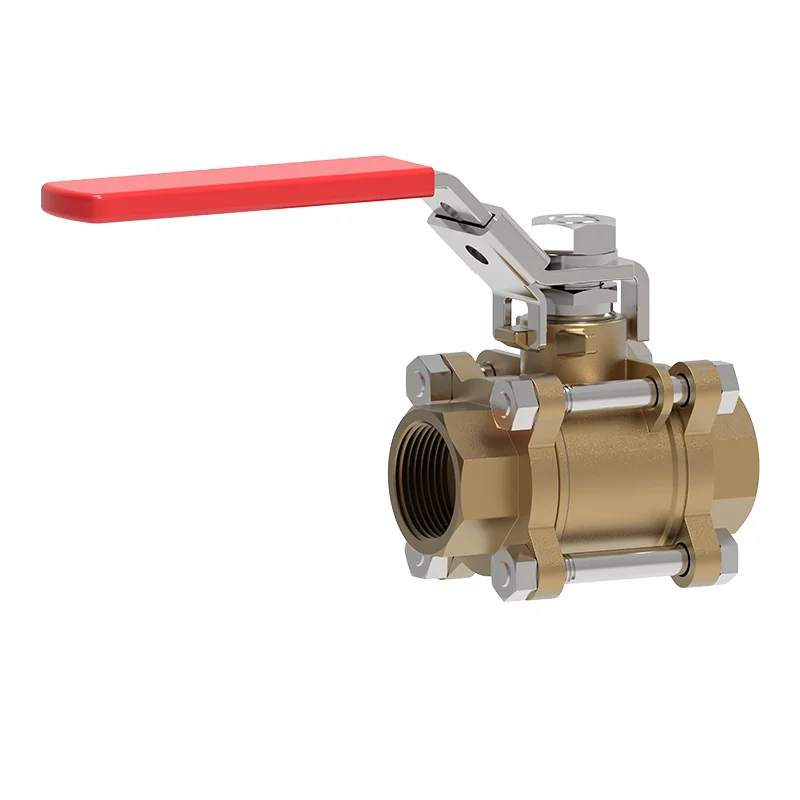 Bronze Three-Piece NPT Ball Valve