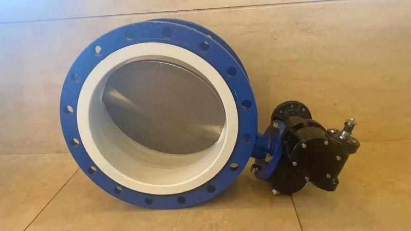 Flange Ptfe Lined Butterfly Valve