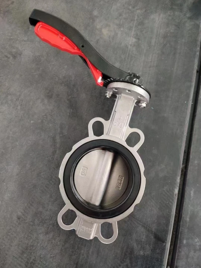 Gear Wafer Ptfe Lined Butterfly Valve