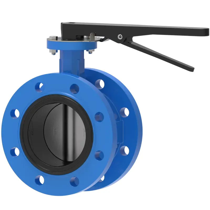 Lever Flange Concentric Butterfly Valve