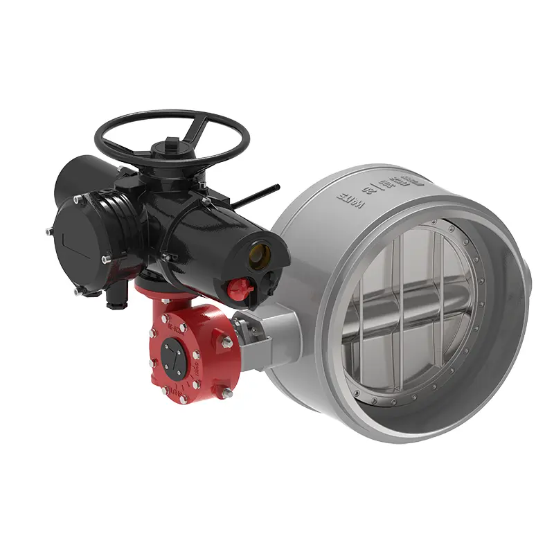 Three Eccentric Hard Seal Welded Butterfly Valve